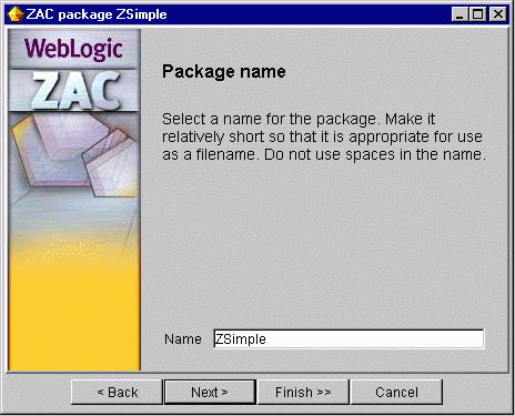 Naming the package